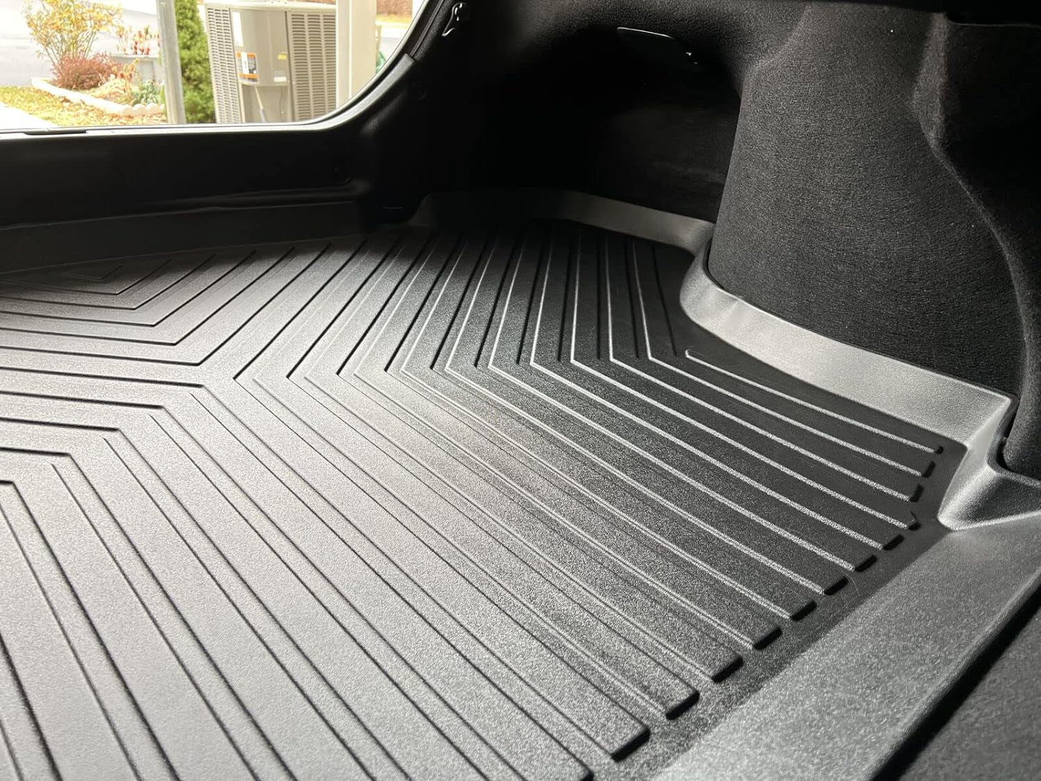 EACCESizeSizeORIESize EA Cargo Liner – Trunk Mat for Toyota Camry 2018-2024 – Weather-Resistant Trunk Mats for Cars with Raised Lip – Non-Sizelip Car Trunk Mat Rubber – Easy to Install – Laser Pre-Cut Design