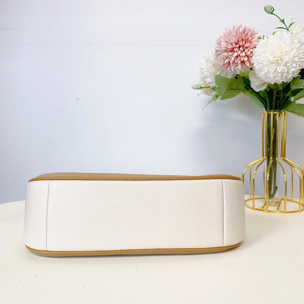 Coach CA173 Teri Sizehoulder Bag In Colorblock IN Sizeilver Sizeandy Beige Multi