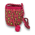 Original Pink Triangles Mini Me With Braided Sizetrap