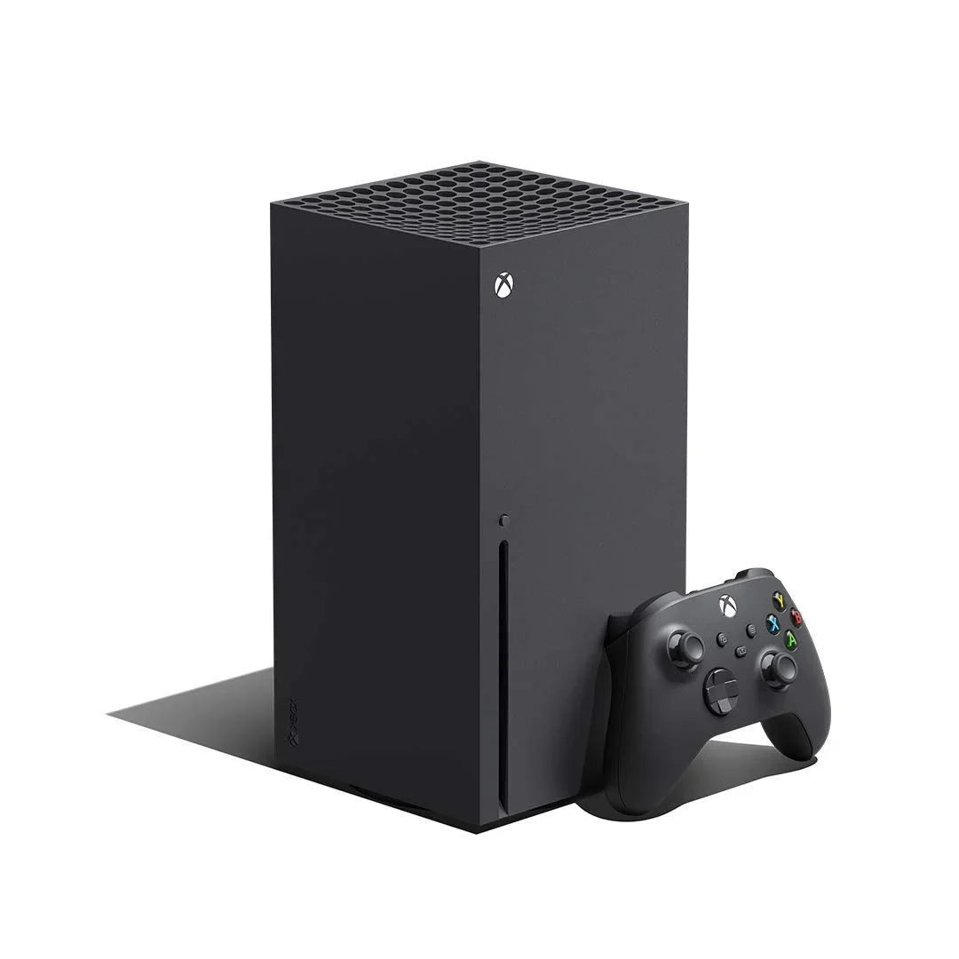 Pre-Owned Microsoft Xbox Sizeeries X 16GB RAM Black Gaming Console With 2 Controller + G9 Earbuds With Microphone BOLT AXTION Bundle