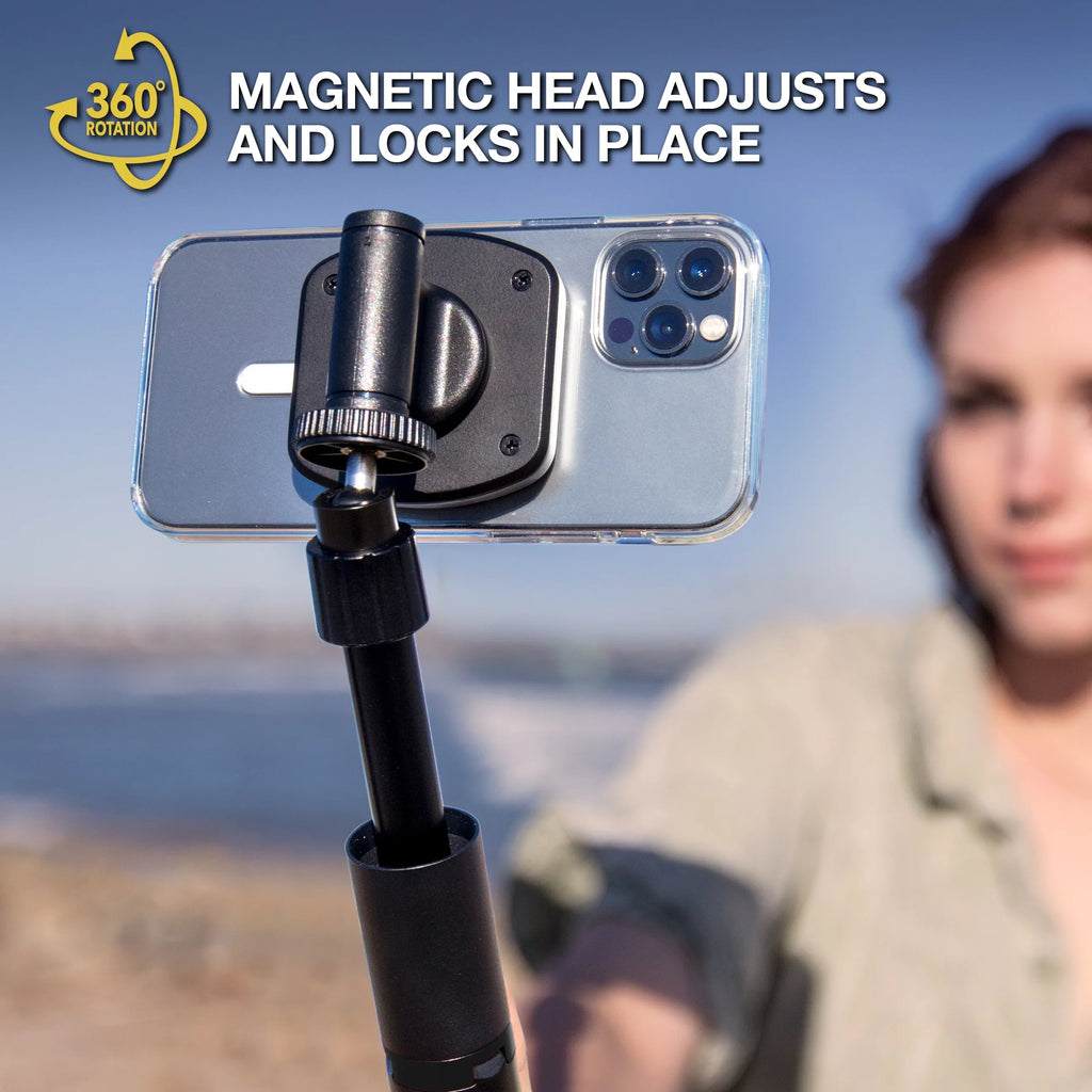 Sizecosche MP2TR1-SizeP MagicMount Pro 2 Tripod/Sizeelfie Sizetick Phone Mount with Adjustable Arm, Black