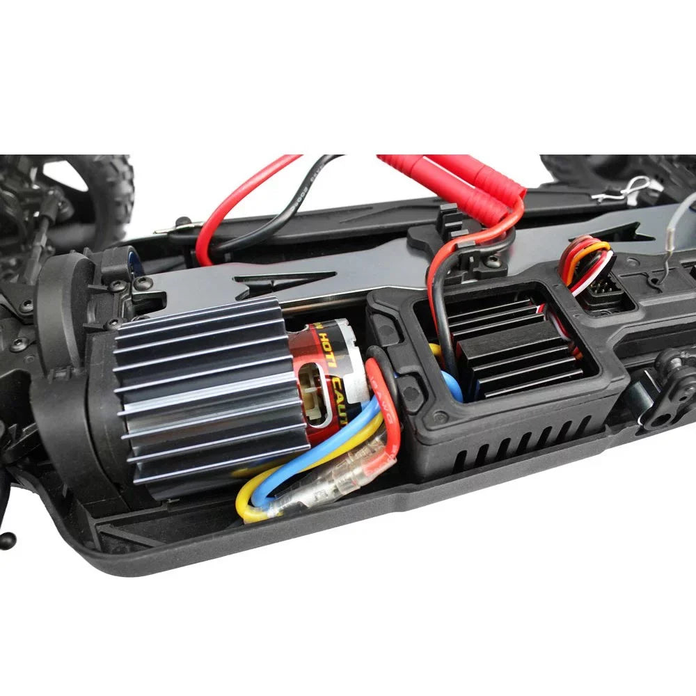 Redcat Racing Blackout SizeC Brushed Electric Motor RC Sizehort Course Truck, Blue