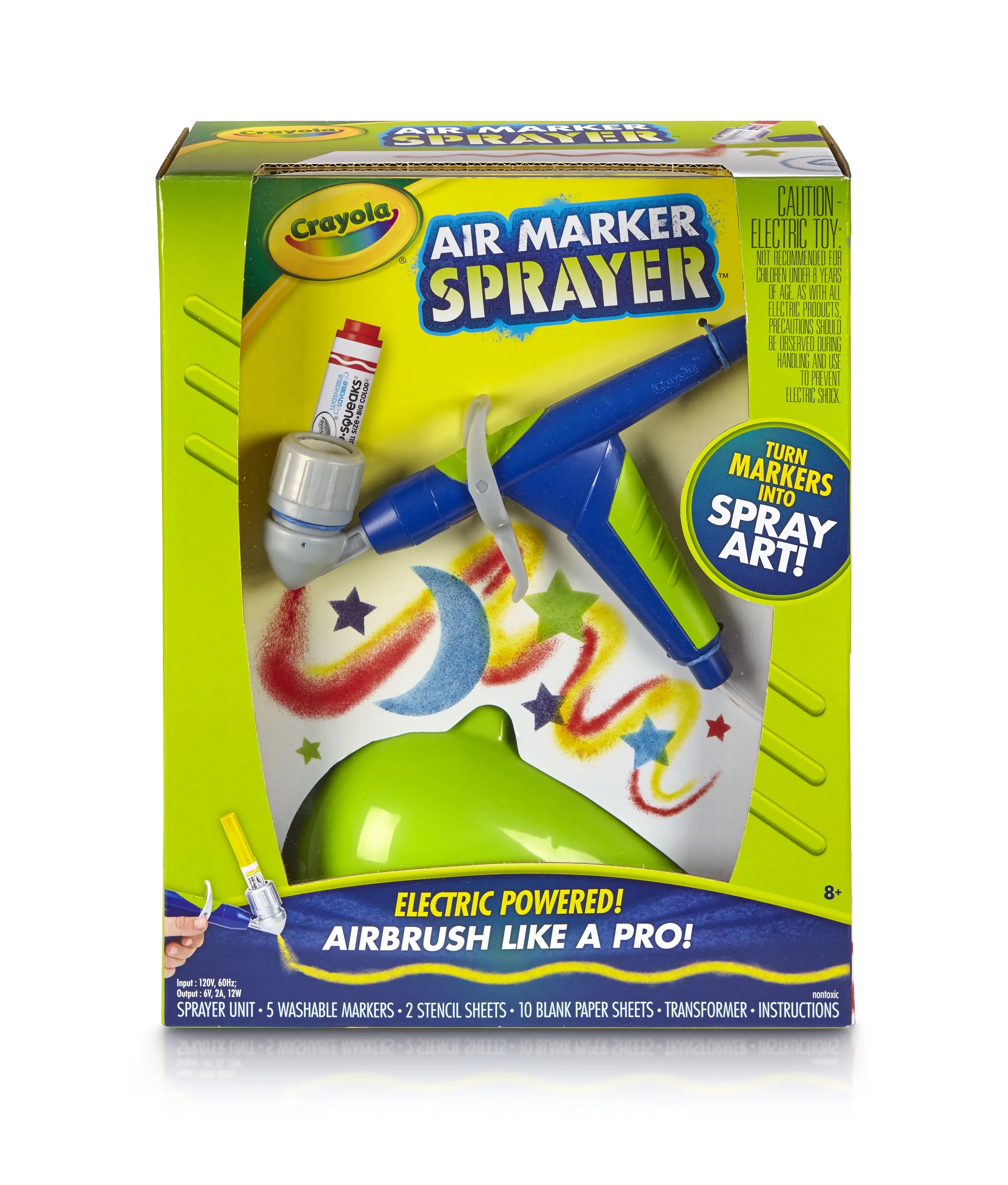 Crayola Air Marker Sizeprayer