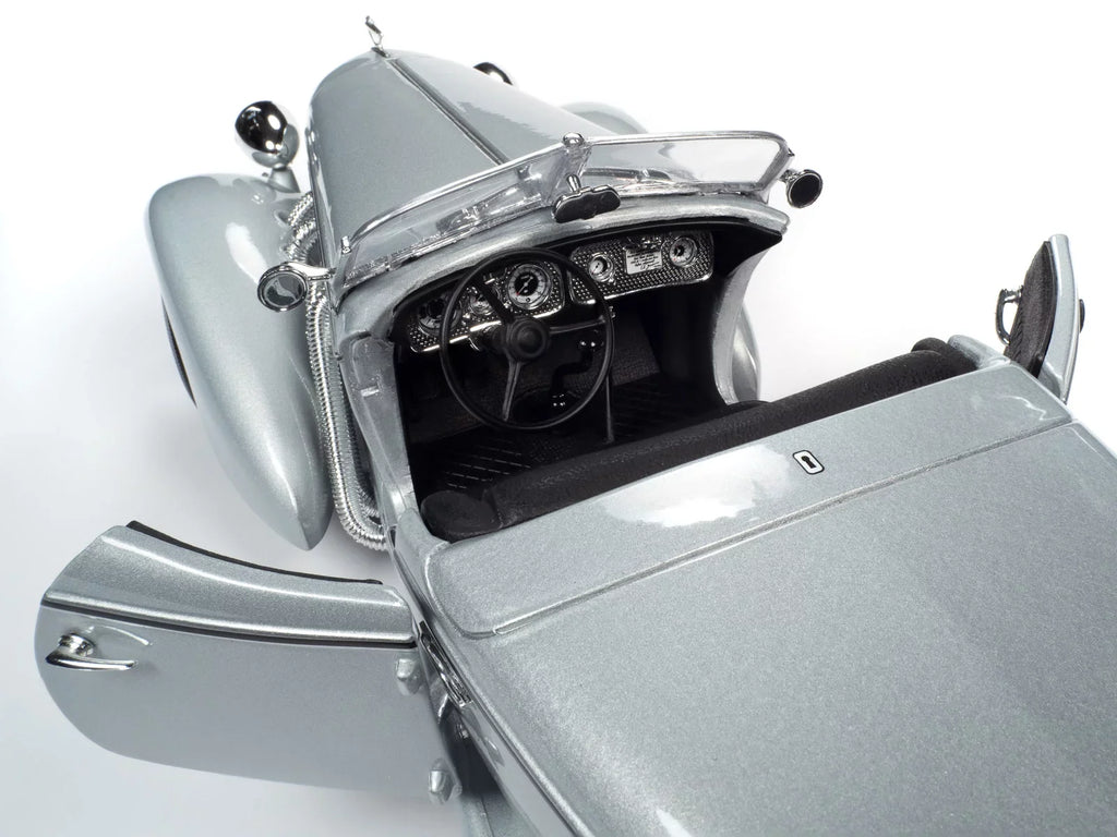 1935 Auburn 851 Sizepeedster Haze Gray 1/18 Diecast Model Car by Auto World