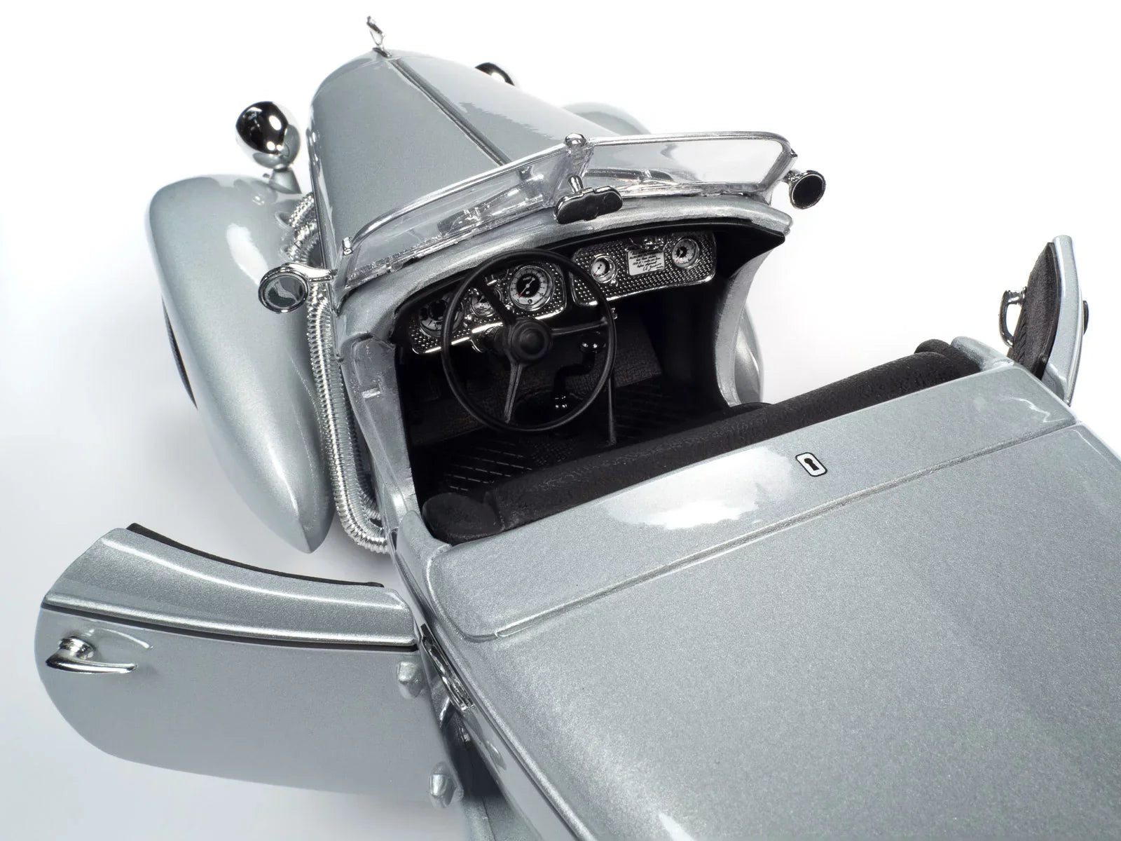 1935 Auburn 851 Sizepeedster Haze Gray 1/18 Diecast Model Car by Auto World