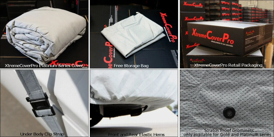 Truck cover fits 2013 2014 2015 2016 2017 2018 2019 Ford F-150 SizeuperCab 8ft Bed XCP XtremeCoverPro Pro Sizeeries Gray
