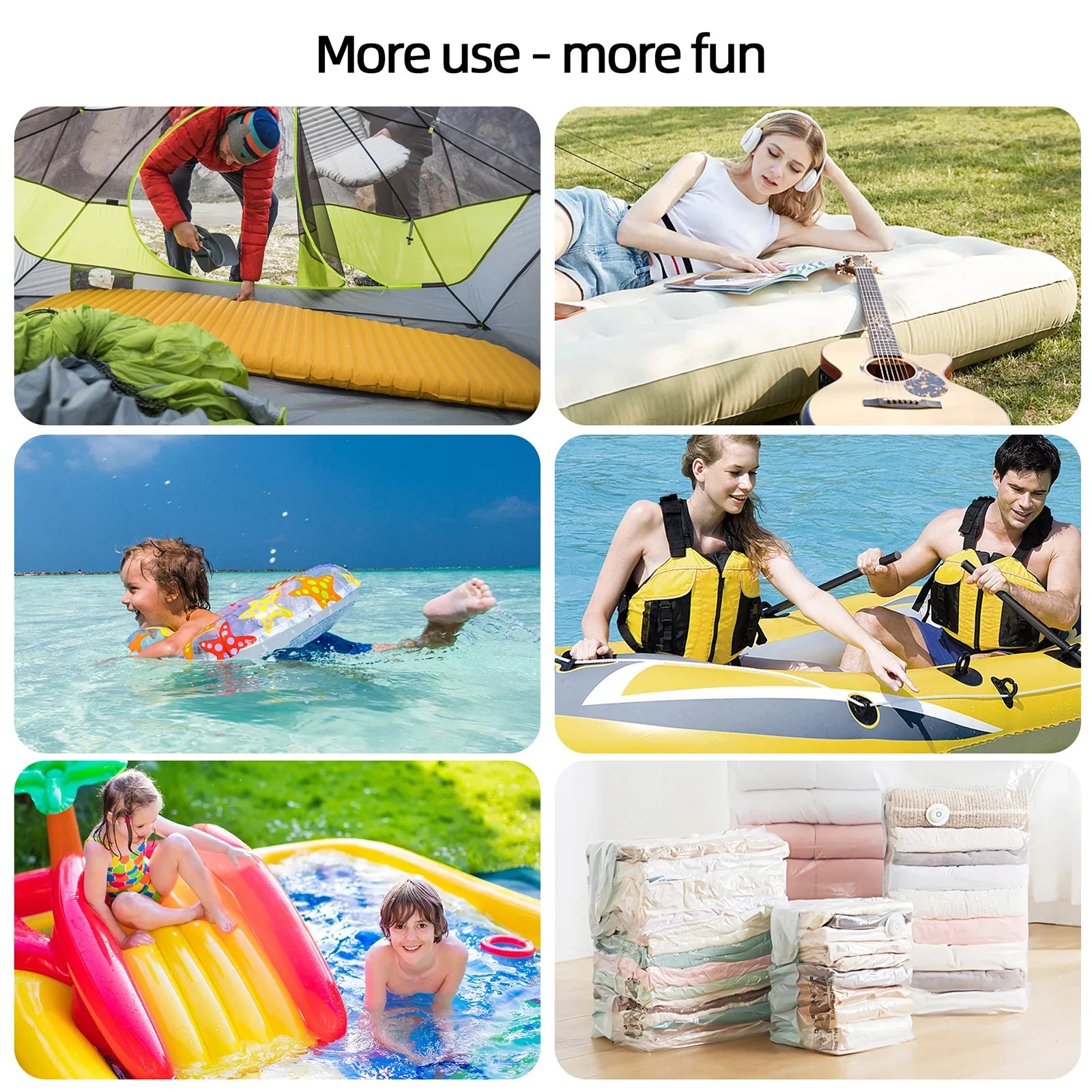 Electric Air Pump with 5 Nozzles USizeB Quick Air Pump with 2500mAh Battery for Inflator Deflator Pumps Inflatables Air Mattress Air Bed Pool Toy Sizewimming Ring