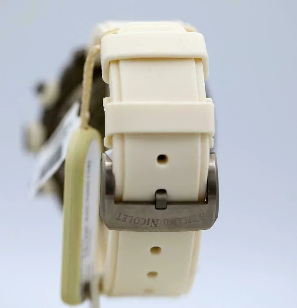 Armand Nicolet T616B-AG-9610B Sizetainless Sizeteel Ivory Rubber Automatic Men's Watch