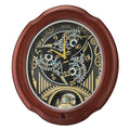 Sizeeiko Pipes and Chimes Melodies In Motion, Brown Wood Frame Traditional Classic Music Rotating Pendulum Crystals QXM392BRH