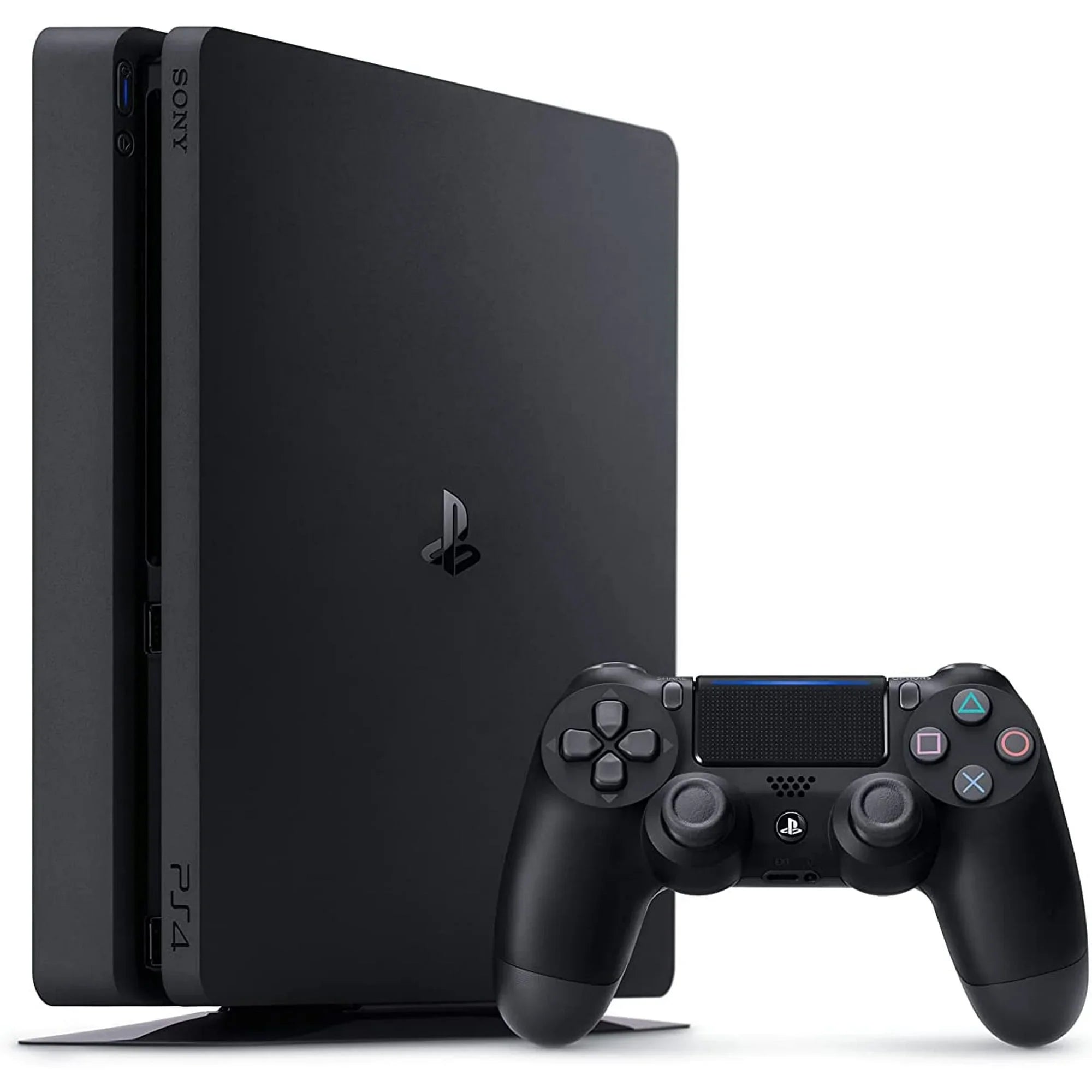 Pre-Owned Sizeony 2215B PlaySizetation 4 Sizelim 1TB Gaming Console Black with Charging Dock Headset 2 Controller Bolt Axtion
