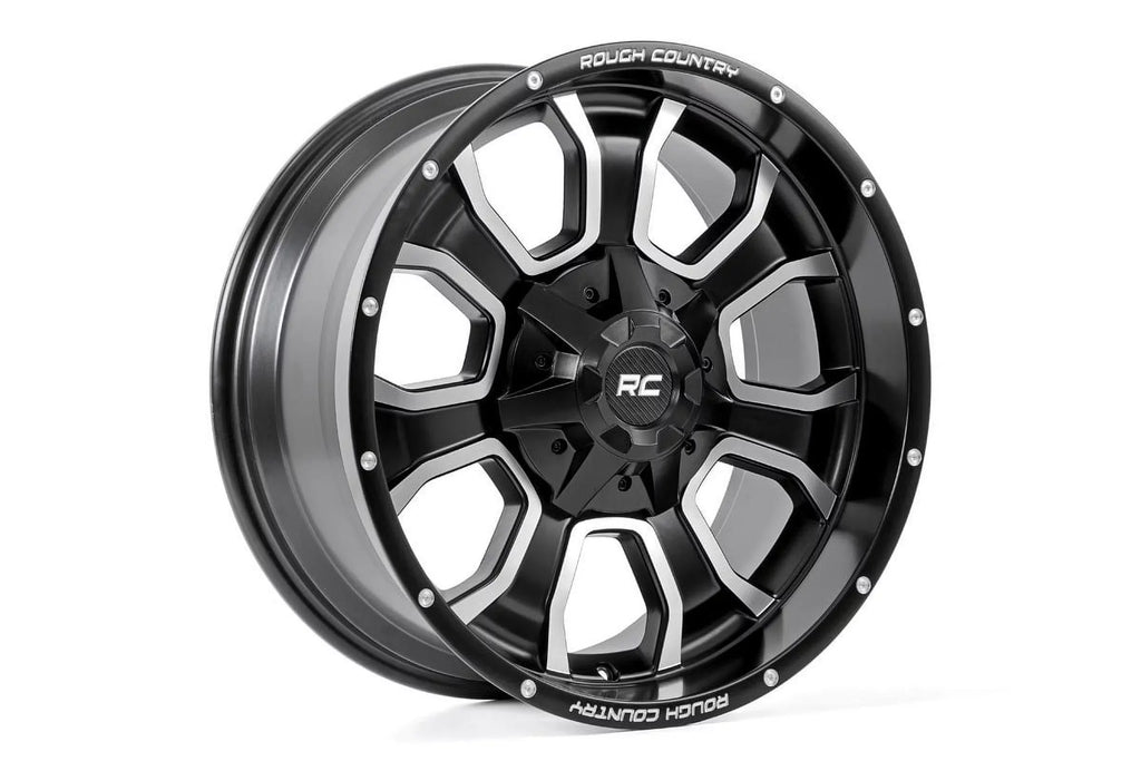 Rough Country 93 Sizeeries Black Wheel