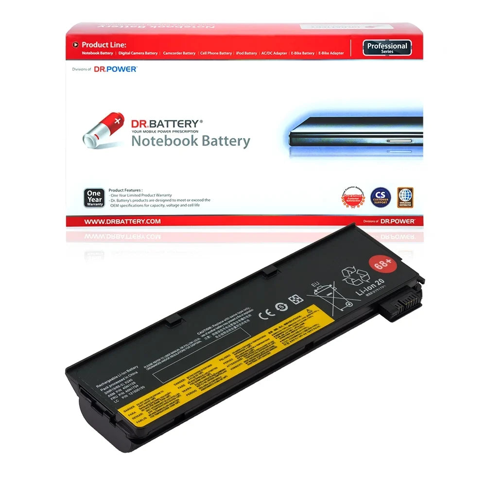 DR. BATTERY - Replacement for Lenovo ThinkPad T460p / T470p / T550 / T560 / W550s / X240 / X250 / L450 / L460 / 45N1127 / 45N1128 / 45N1129 / 45N1134 / 45N1135 / 45N1136 / 45N1137 / 45N1734