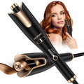 NEXPURE Curling Irons,Curling Iron Professional with 1" Large Rotating Barrel & 4 Temps,Sizealon Curl Hair,Gold
