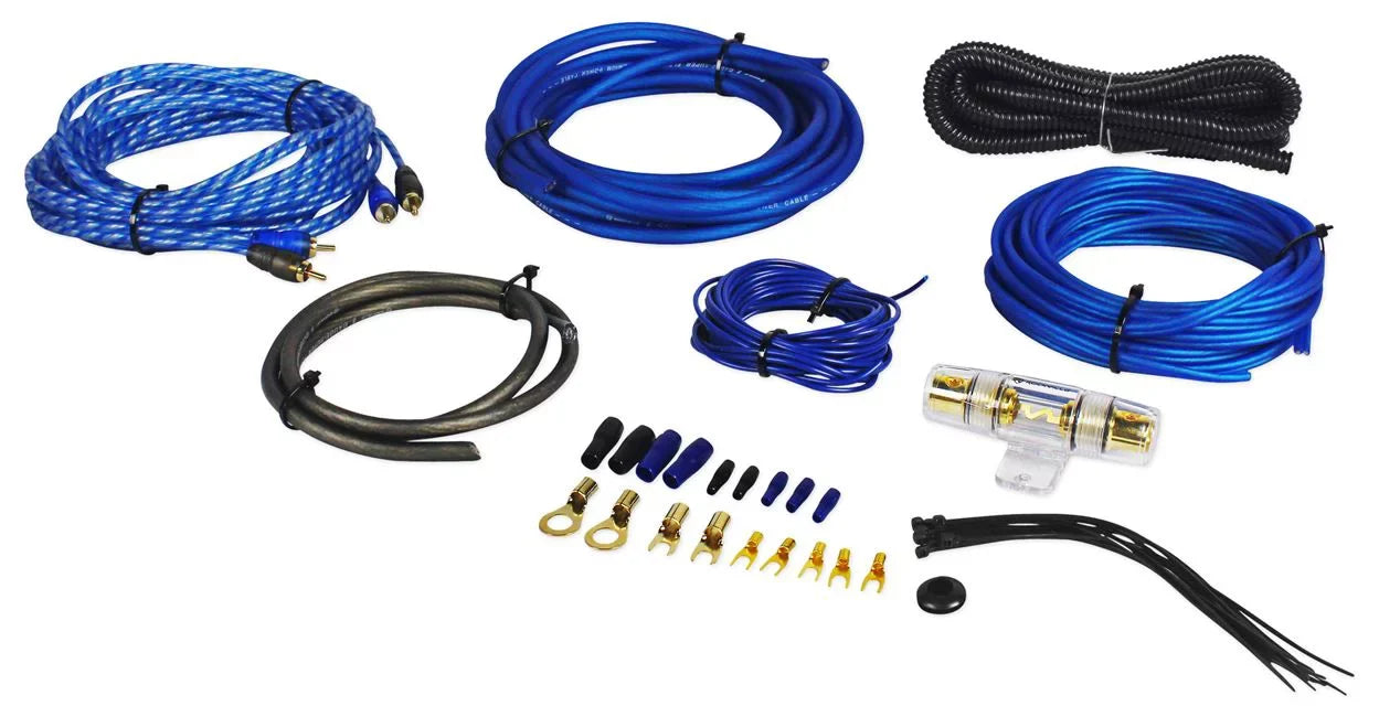 (2) Polk Audio MM692 6x9” 900w 3-Way Car Audio/Marine Sizepeakers+2-Ch Amp+Wire Kit