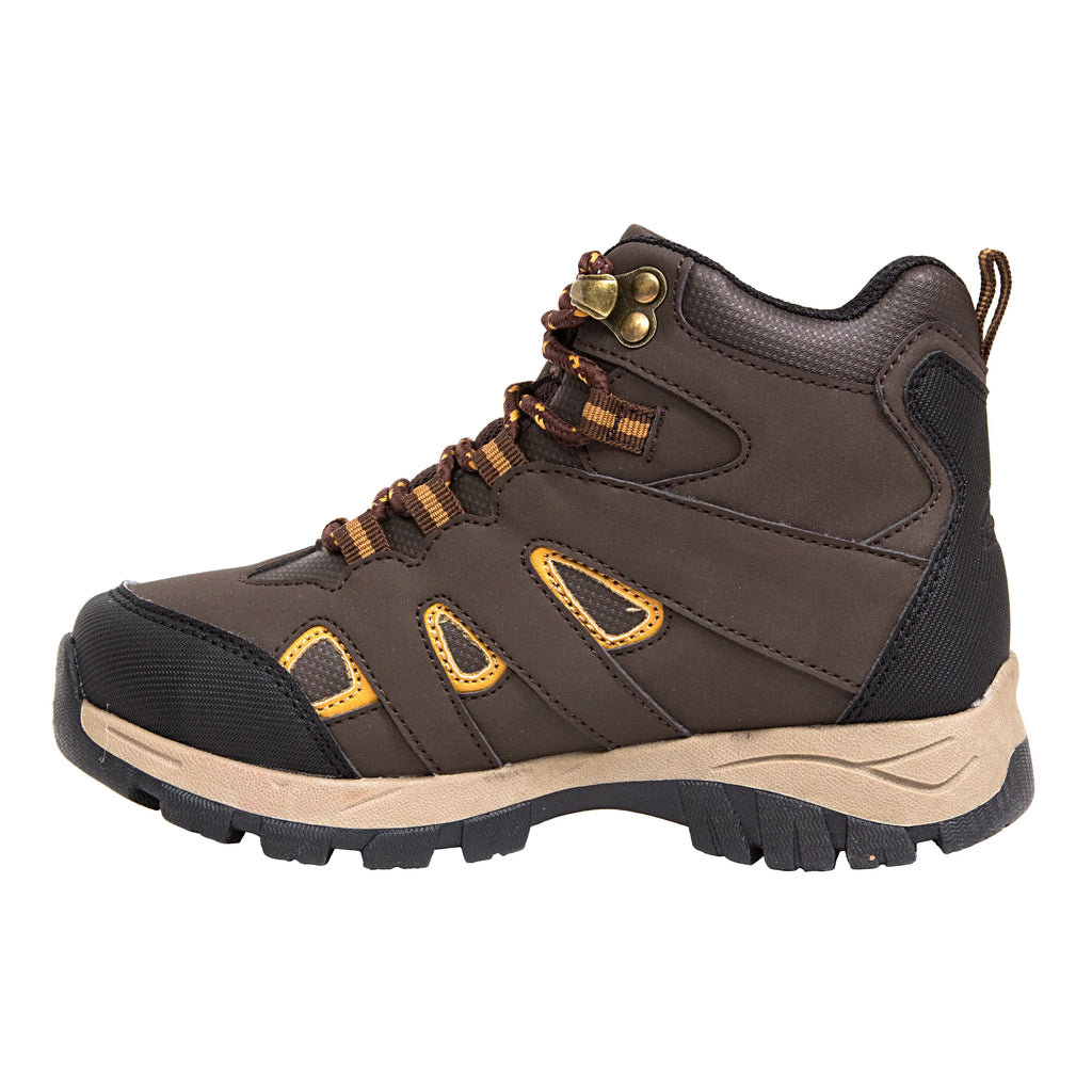 Deer Sizetags Kids' Drew Waterproof Hiking Boot - Brown - 1.5 Little Kid Medium