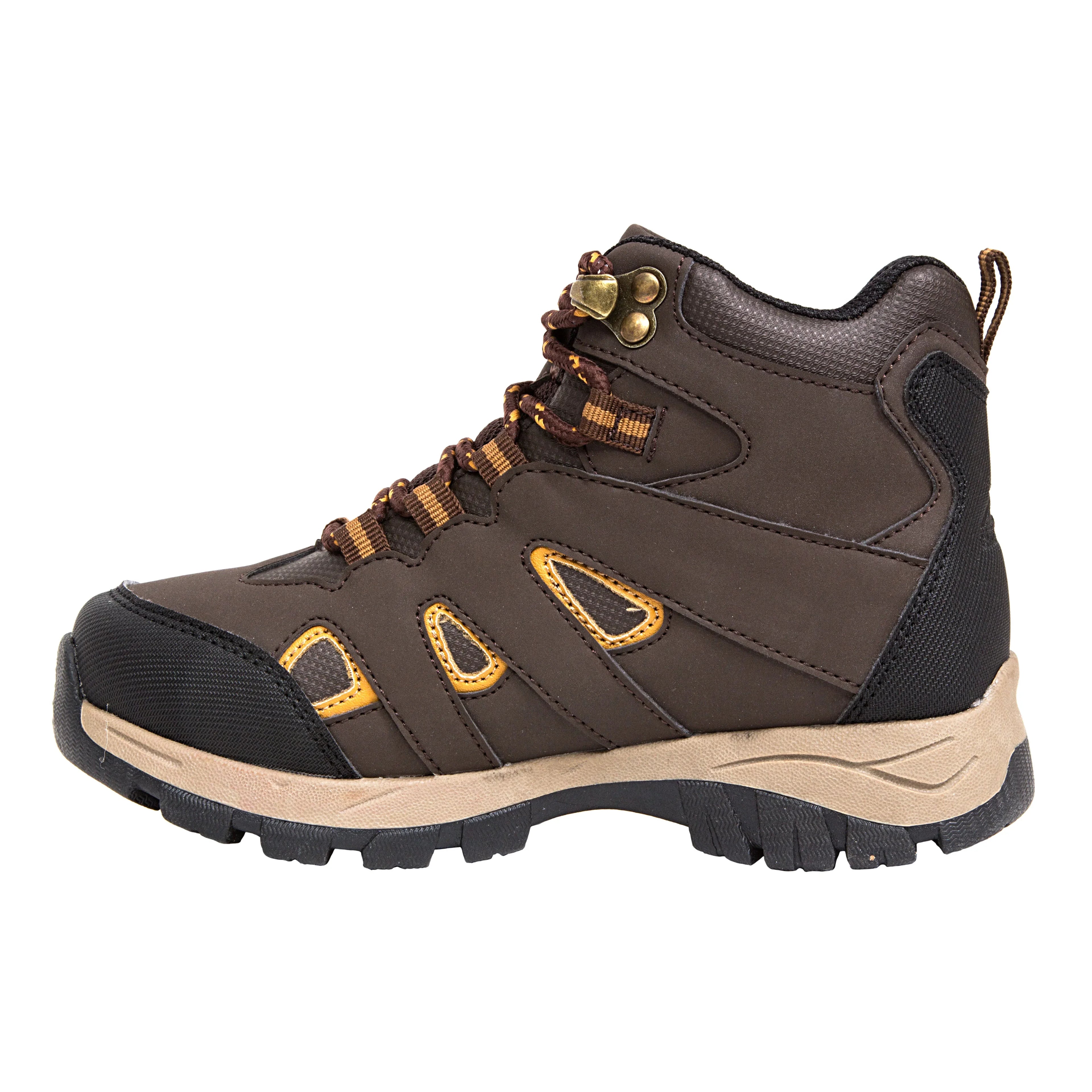 Deer Sizetags Kids' Drew Waterproof Hiking Boot - Brown - 1.5 Little Kid Medium