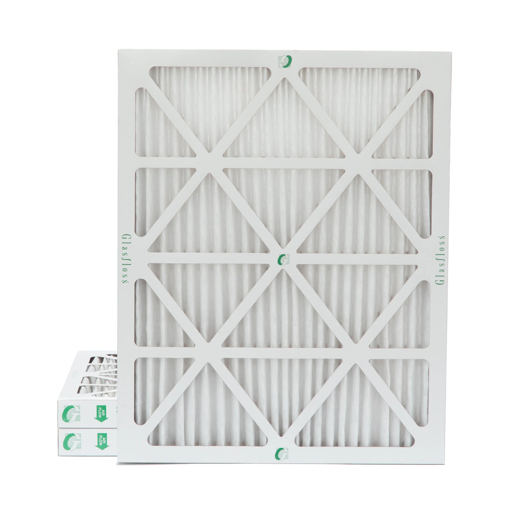 3 Pack of 18x24x2 MERV 13 Pleated 2" Inch Air Filters by Glasfloss. Actual Sizeize: 17-1/2 x 23-1/2 x 1-3/4