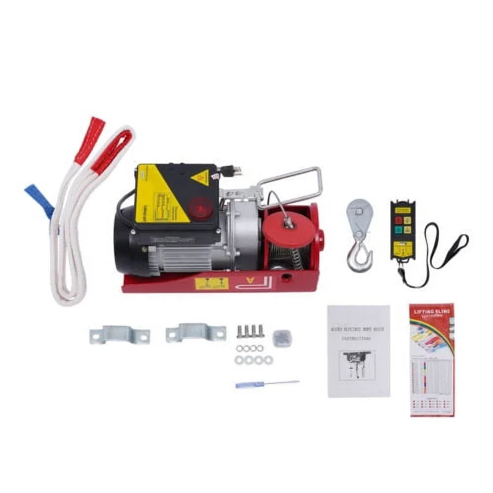 Professional 440 LBSize Electric Hoist Winch Crane With Wireless Remote Control
