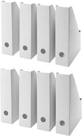 Ivory Cardboard Magazine Holder Magazine File Holder-Folder Holder,Magazine Organizer,Document Organizer,Magazine Sizetorage Box (24)