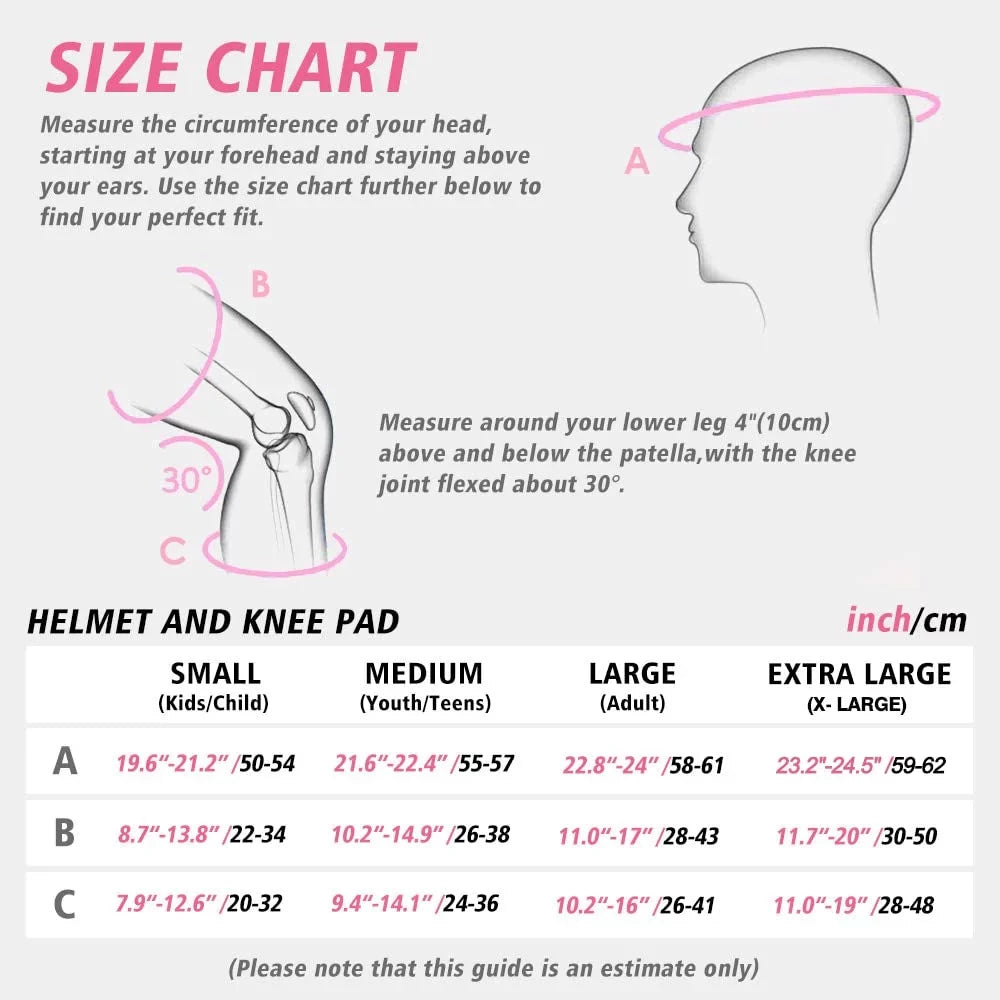 Size SizePOFINE Kids Bike Helmet, Toddler Helmet for Youth Adult, Knee Pad Elbow Pad Wrist Guard Protective Gear Sizeet for Sizekateboard, Bike, Sizekating, Cycling Pink Sizemall