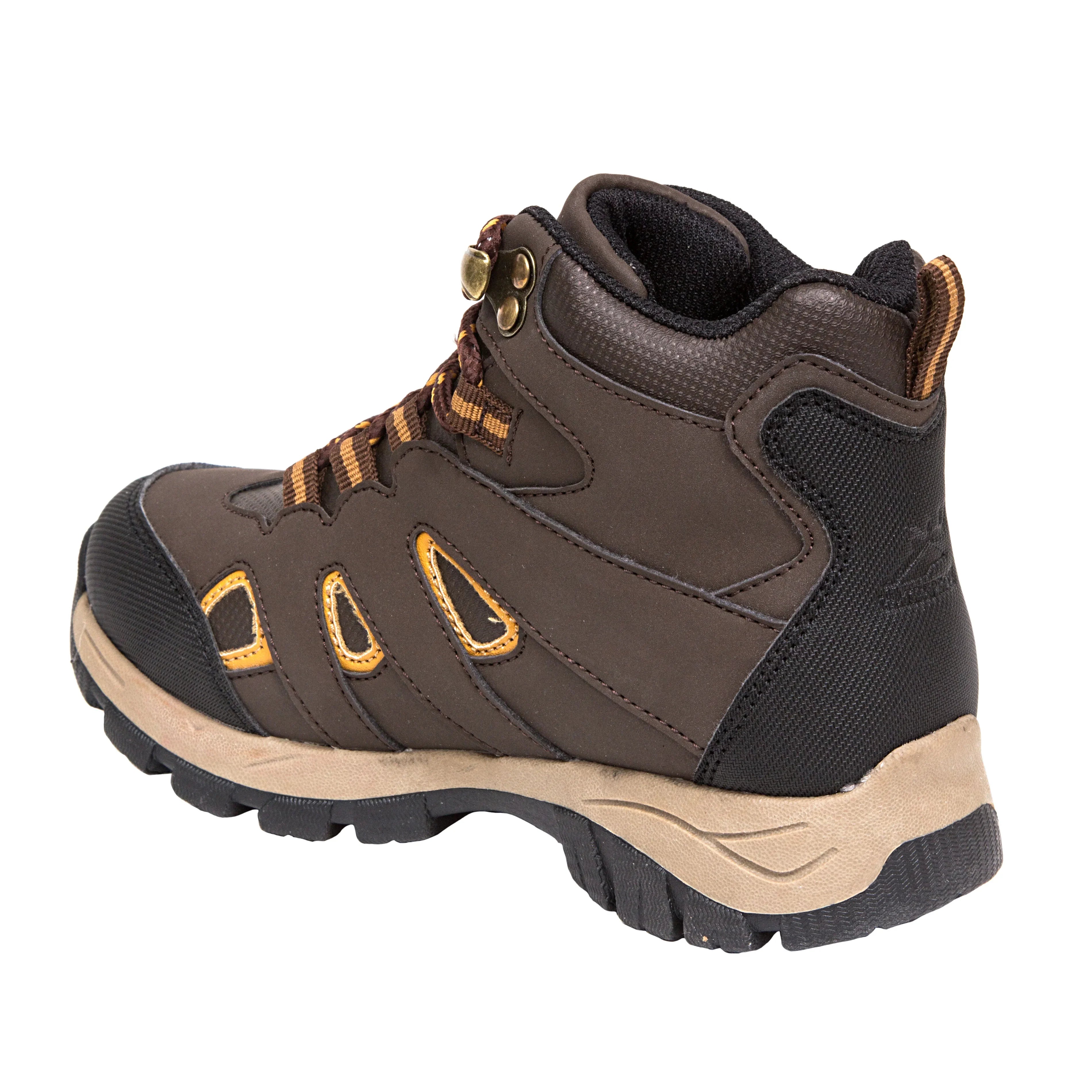 Deer Sizetags Kids' Drew Waterproof Hiking Boot - Brown - 1.5 Little Kid Medium
