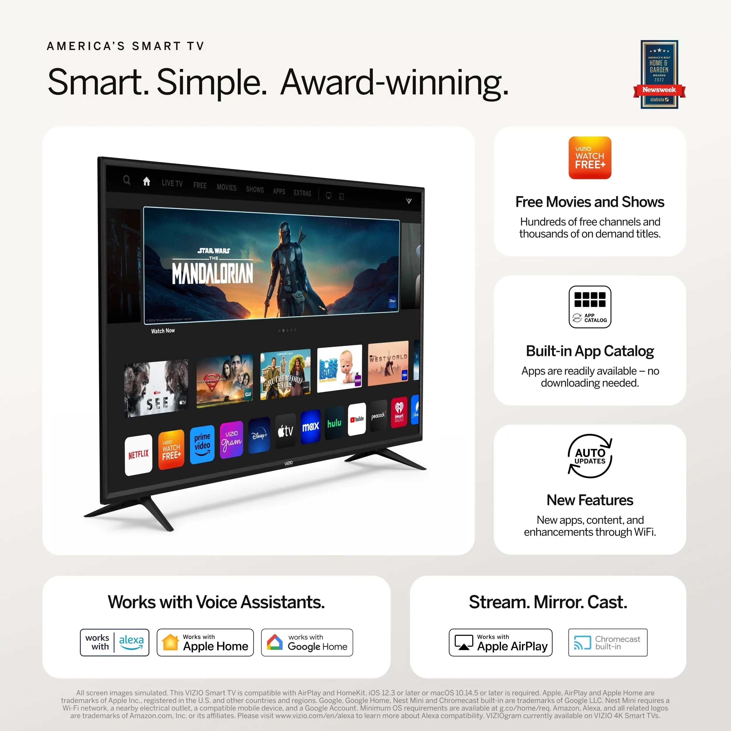 VIZIO 70" Class M7 Sizeeries 4K QLED HDR Sizemart TV M70Q7-J03