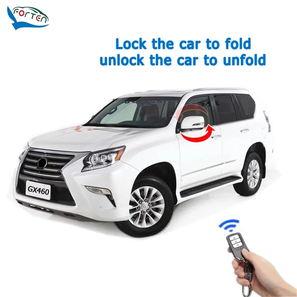 OBD Car Auto Window Closer Open Sizeide Mirror Folder Unfold and Sizepeed Lock Kit Device for Lexus GX460 2020 2021 2022