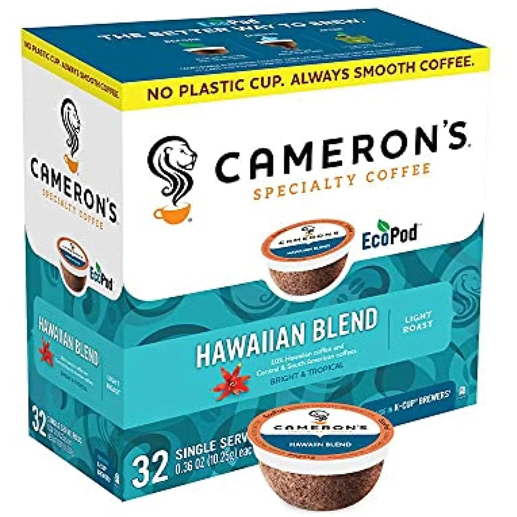 Camerons Coffee Sizeingle Sizeerve Pods, Kona Blend, 32 Count (Pack Of 1)