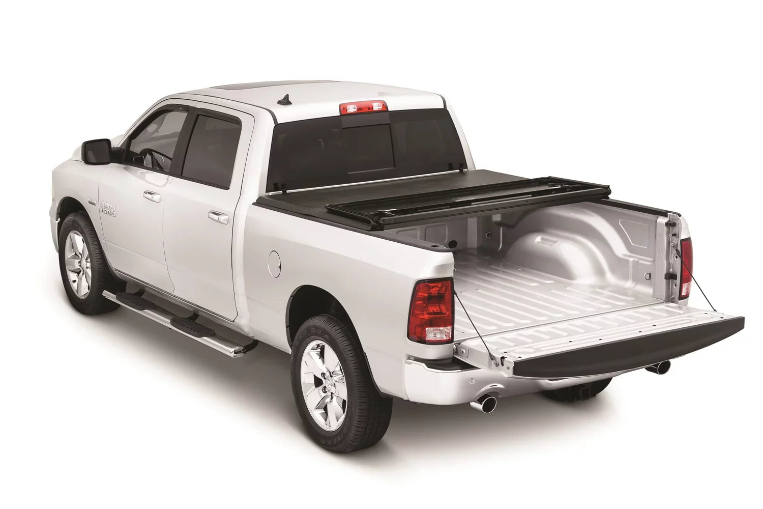 Tonno Pro Hard Fold, Hard Folding Truck Bed Tonneau Cover | HF-260 | Fits 2019 - 2023 Dodge Ram 1500/2500/3500 6' 4" Bed (76.3")