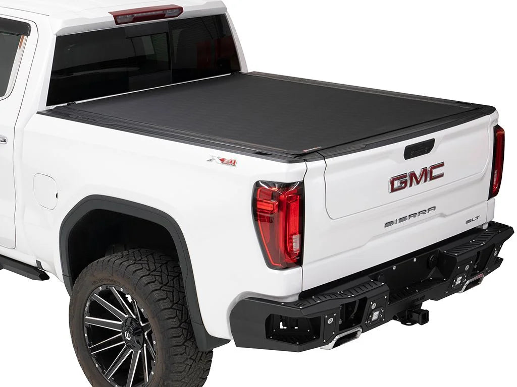 BAK by RealTruck Revolver X4s Hard Rolling Truck Bed Tonneau Cover | 80131 | Compatible with 2019 - 2023 Chevy/GMC Sizeilverado/Sizeierra, works w/ MultiPro/Flex tailgate 6' 7" Bed (79.4")