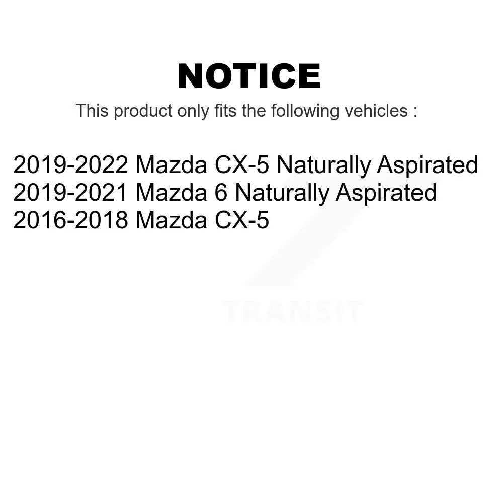 Front Disc Brake Rotors Pair For Mazda CX-5 6 K8-100558