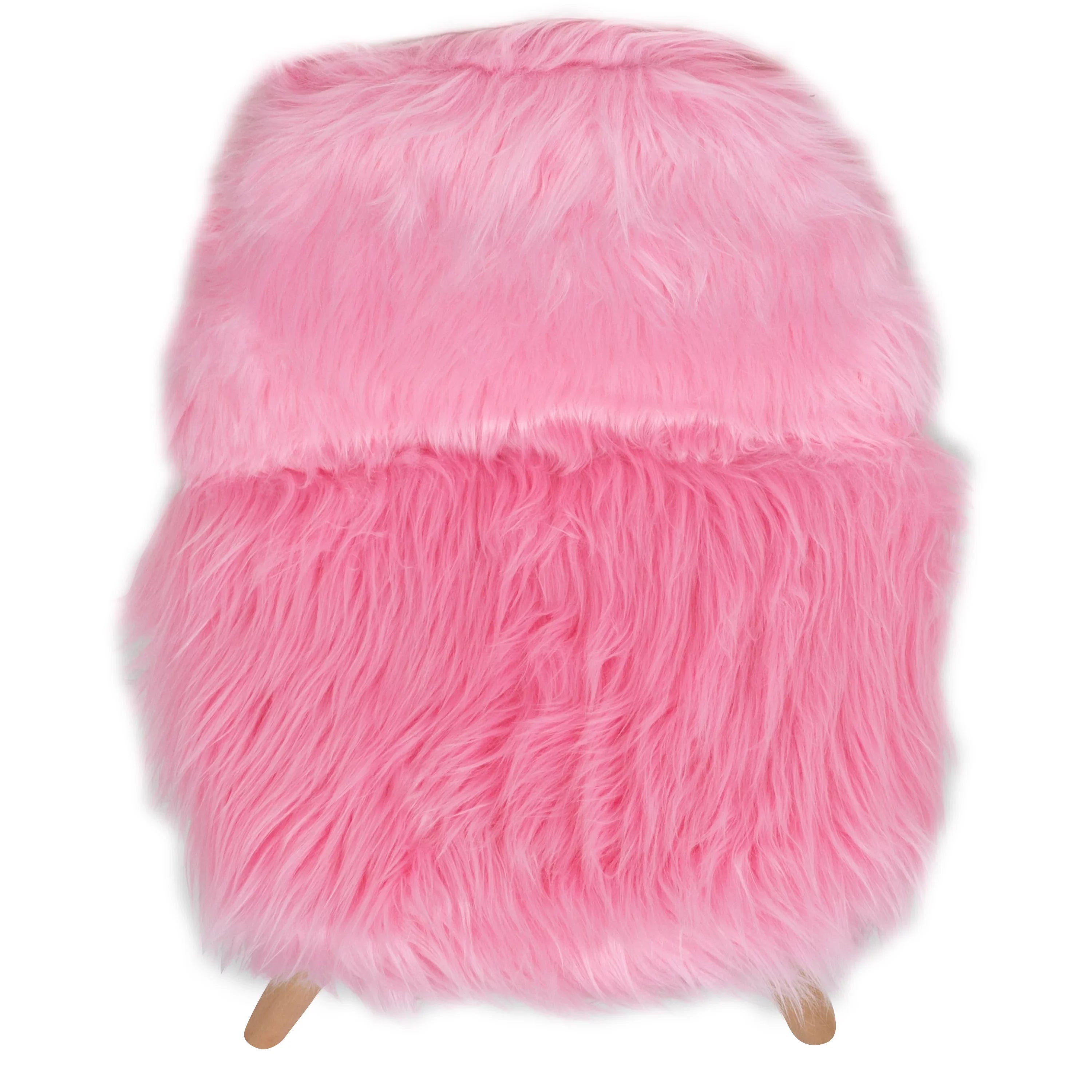 Flash Furniture Cody Kids Sizehaggy Dog Accent Chair, Light Pink