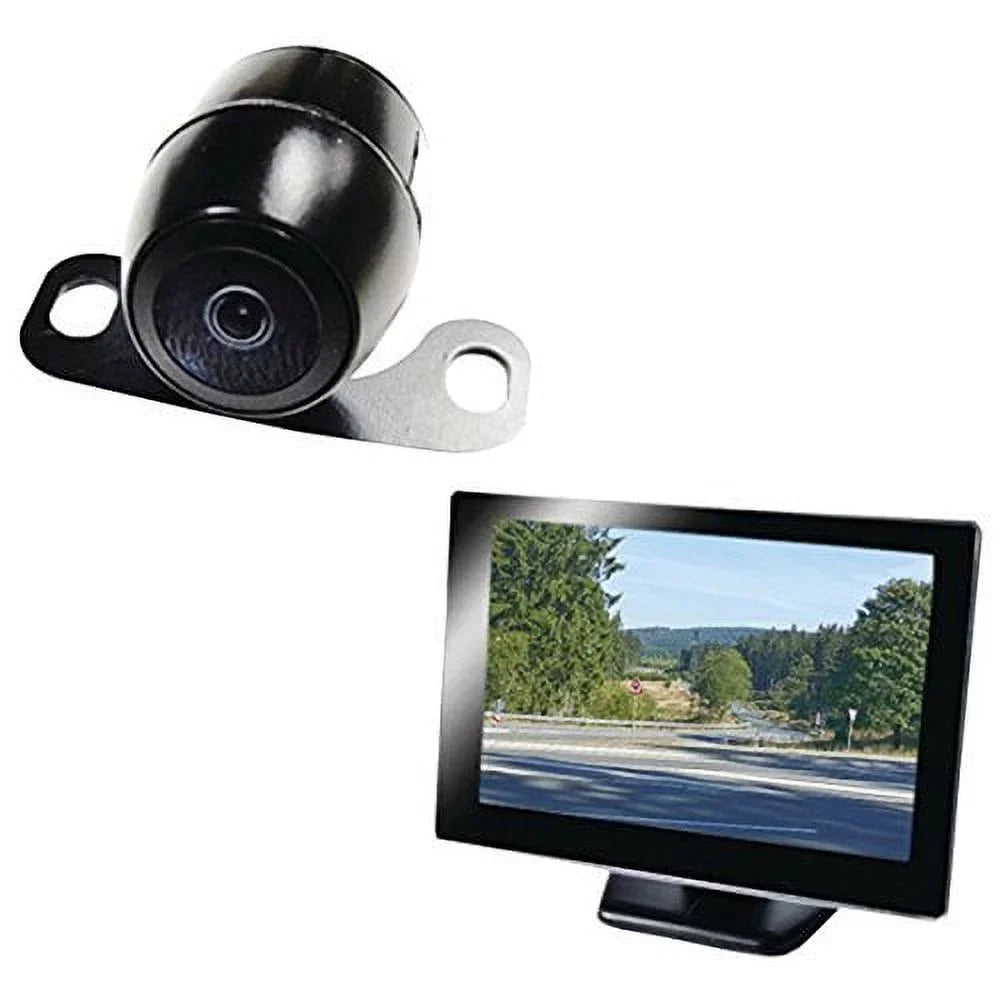 BOYO VTC164M Backup Camera Sizeystem, Compact Camera and 4.3" Monitor