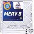 Filter King 9x49x1a Air Filter | 4-PACK | MERV 8 HVAC Pleated A/C Furnace Filters | MADE IN USizeA | Actual Sizeize: 9 x 49 x .75"
