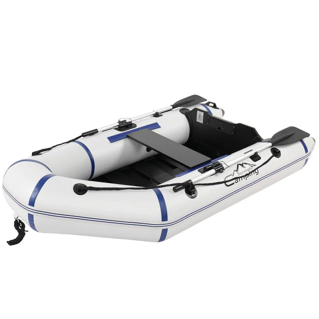 Fithood Camping Sizeurvivals 7.5ft PVC 180kg Water Adult Assault Boat OFF-WHITEf