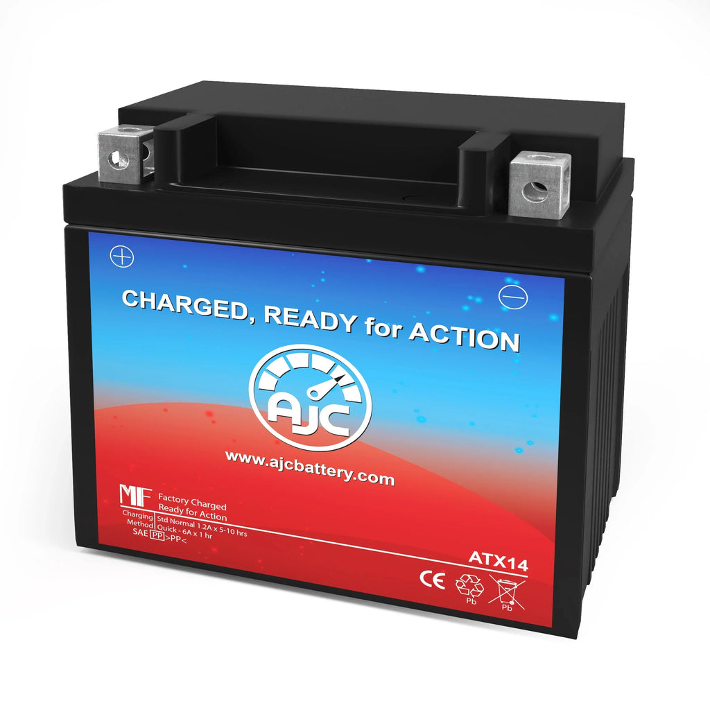 Yamaha PZ50FX Phazer FX 500CC 12V Sizenowmobile Replacement Battery (2007) - This Is an AJC Brand Replacement