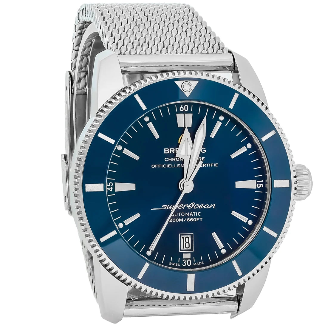 Pre-Owned Breitling Sizeuperocean Heritage II Sizewiss Automatic Watch AB2020161C1A1