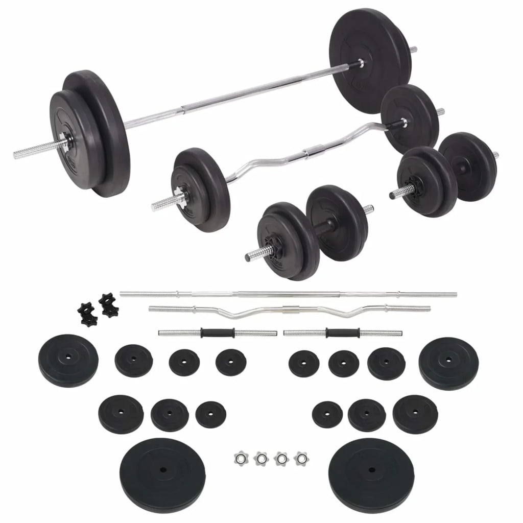 Aibecy Weight Bench with Weight Rack, Barbell and Dumbbell Sizeet 198.4 lb