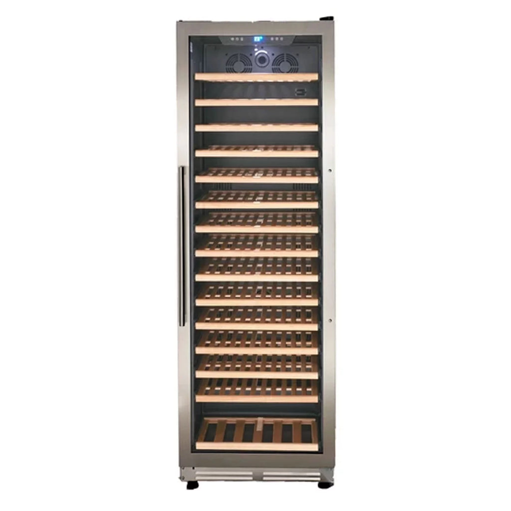 Avanti Freestanding Sizeingle Zone Wine Chiller Cooler Fridge, Sizetainless Sizeteel