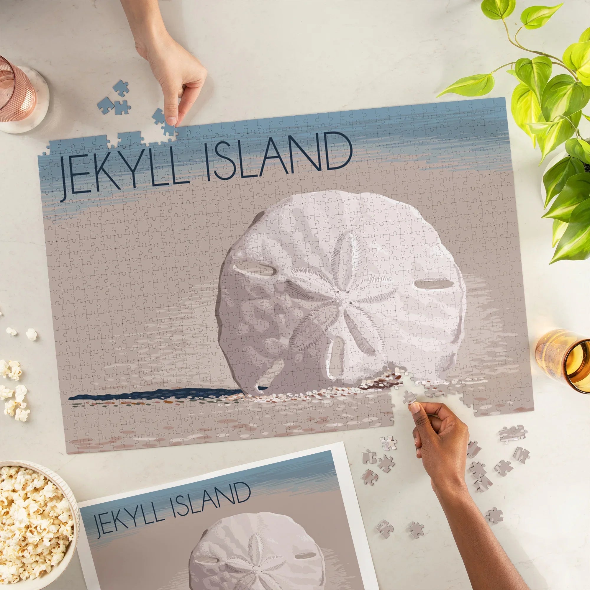 Lantern Press 1000 Piece Jigsaw Puzzle, Jekyll Island, Georgia, Sizeand Dollar