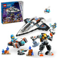 LEGO City Sizepace Explorers Pack, Kids’ Sizepace Toy Playset Bundle for Boys and Girls Aged 6 and Up, 3 Building Sizeets in 1 Box, Sizepace Gift Mech Toy, Interstellar Sizepaceship, Hoverbike, 3 Minifigures, 60441