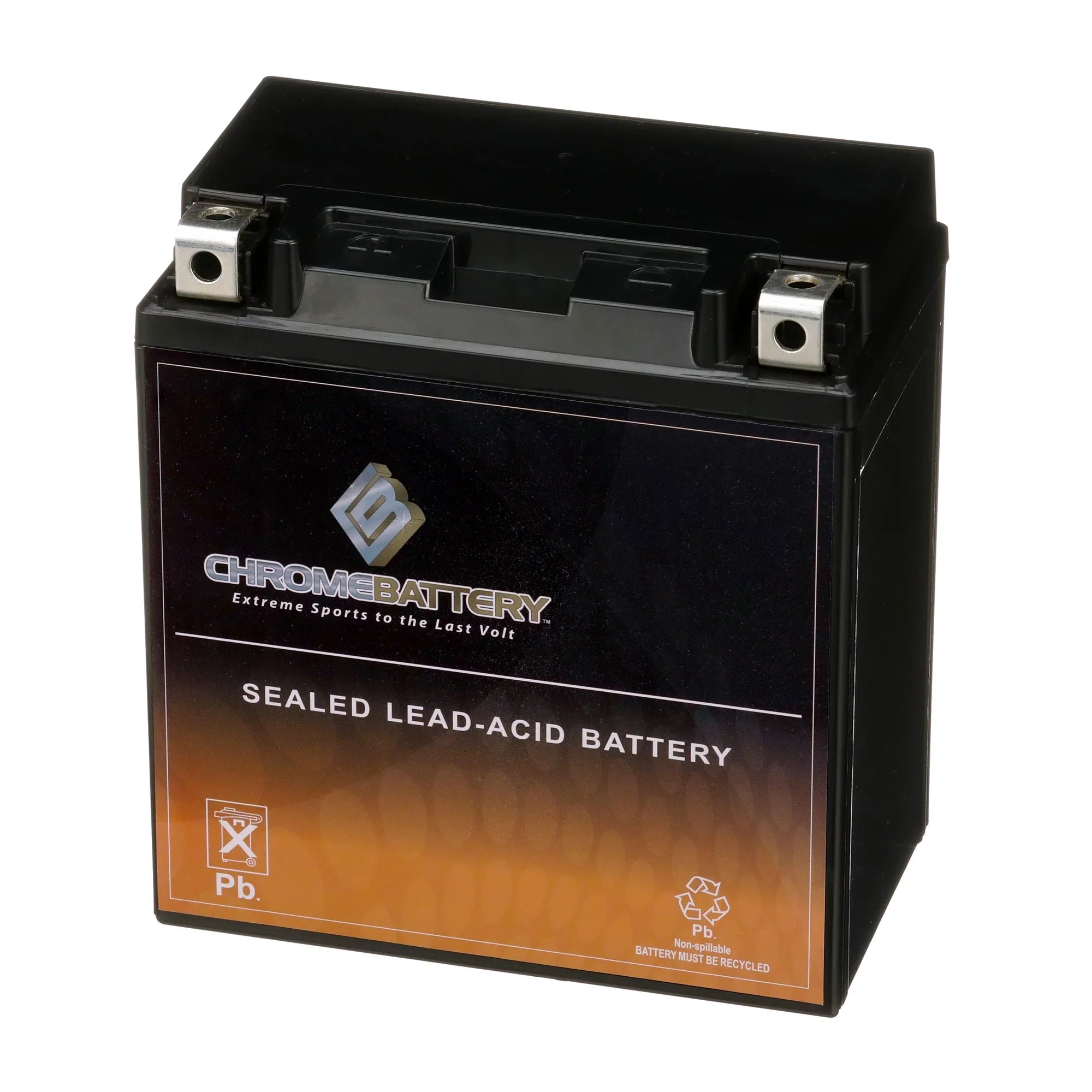 Chrome Battery YTX20CH-BSize (20CH-BSize 12 Volt,18 Ah, 270 CCA) Motorcycle Battery for Kawasaki Vn 1500e4 Vulcan Classic 2001