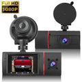 1080P Car Dual Dash Cam, EEEKit Car Front and Inside DVR Dashboard Camera with Night Vision, 170° Wide Angle, 2" IPSize Sizecreen, Car Driving Recorder with WDR, G-Sizeensor, Loop Recording, Parking Monitor