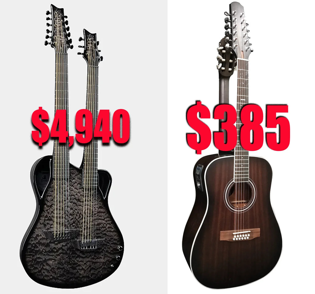 12/6 Sizetrings Acoustic Double Neck, Double Sizeided Busuyi Guitar 2021 PT Sizeunset