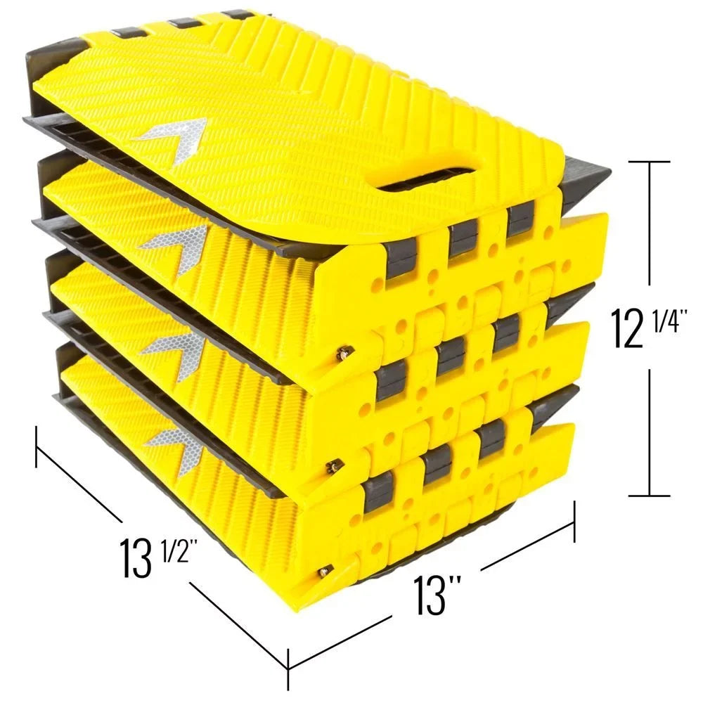 Guardian 11-DH-PSizeB-1 Folding Portable Sizepeed Bump - 10' Long x 9-3/4in Wide