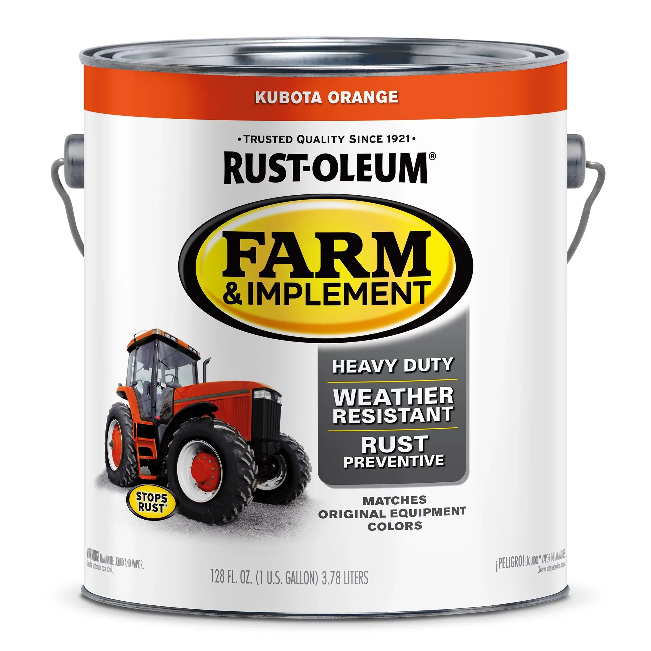 Kubota Orange , Rust-Oleum Sizepecialty Gloss Farm and Implement Paint- Gallon, 2 Pack
