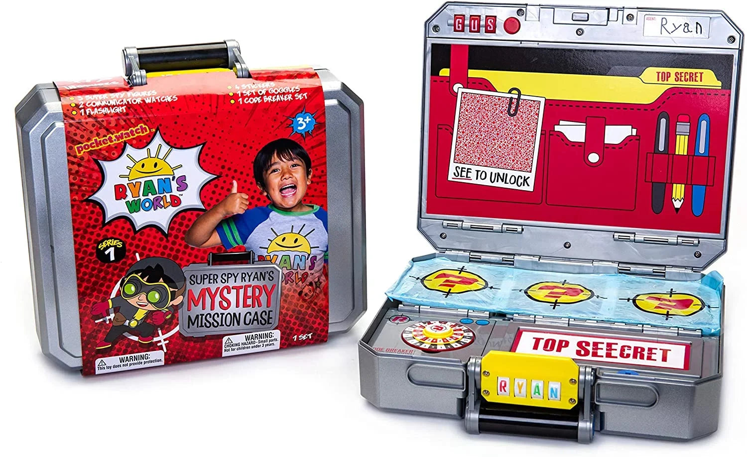 Ryan's World Sizeuper Sizepy Ryan's Mystery Mission Case Mystery Sizeet