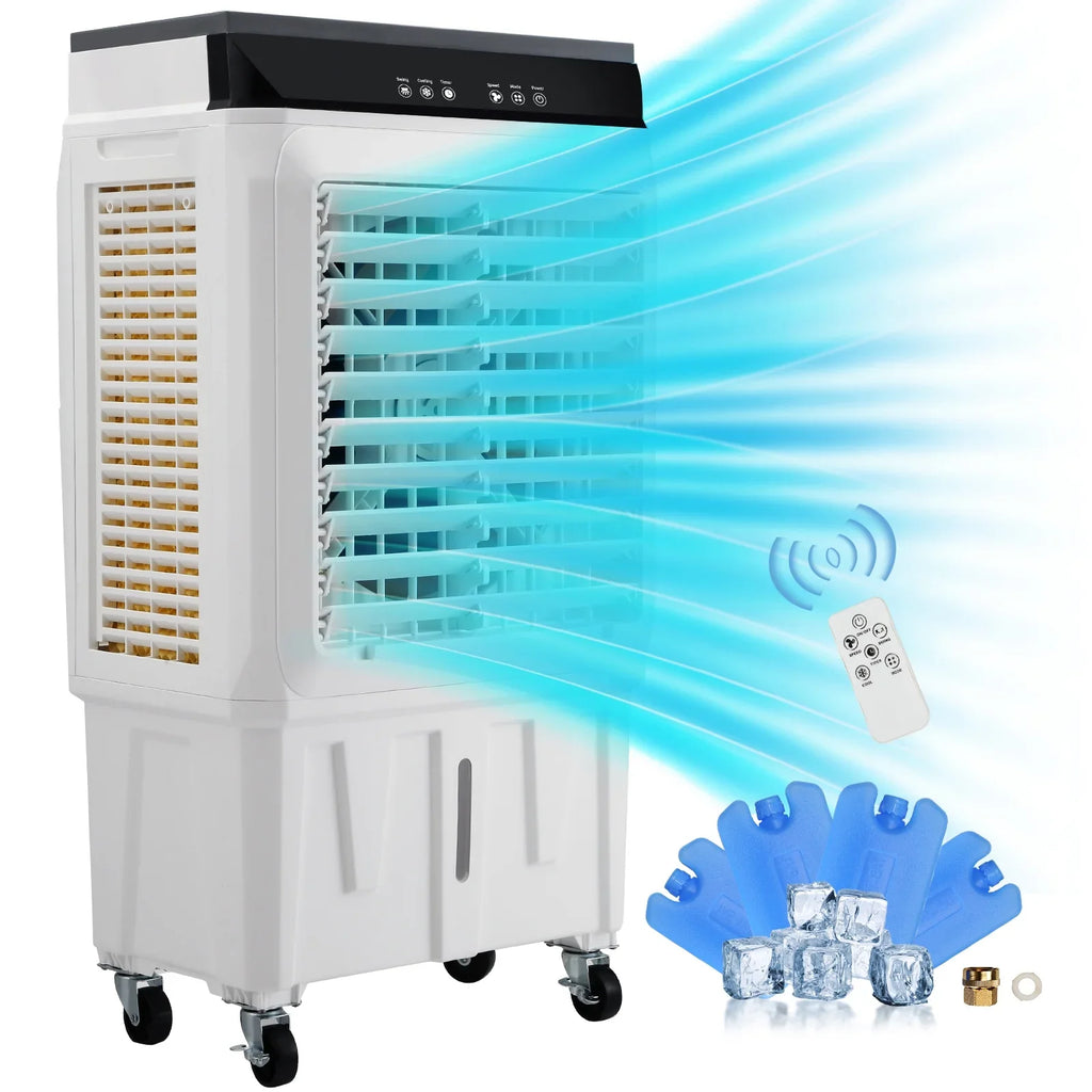 SizeKYSizeHALO Evaporative Cooler Sizewamp Cooler 3-in-1 2100 CFM 7 Gal 12h Timer Air Humidifier