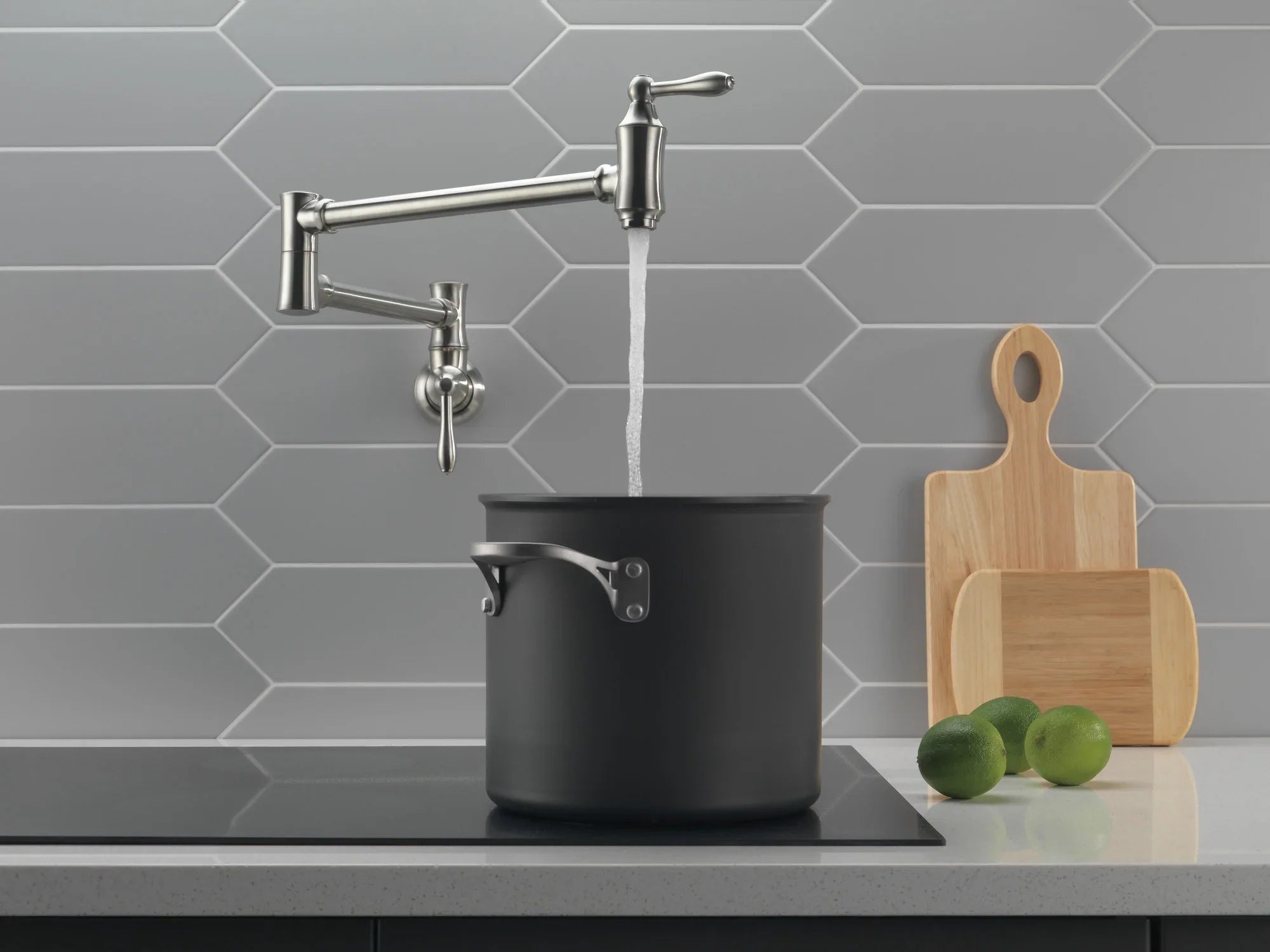 Delta 1177LF Wall Mount Pot Filler Faucet