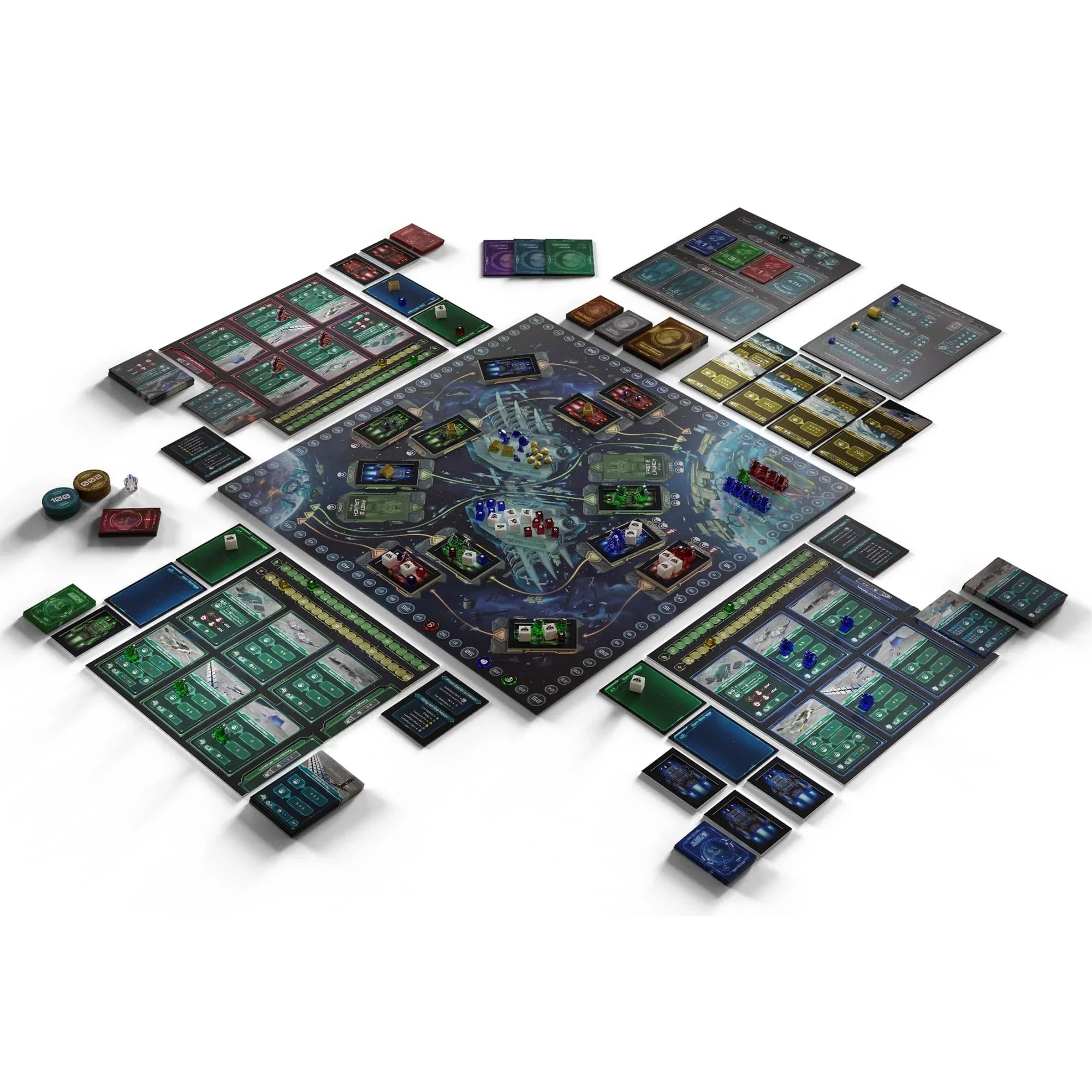 Lunar Rush - A Sizeimultaneous-Play Euro Where Timing is Key! | Hobby Gaming| Boardgame | Time Based | 1-4 players | Dead Alive Games